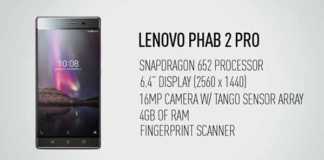 Leveno Phab 2 Pro Specs